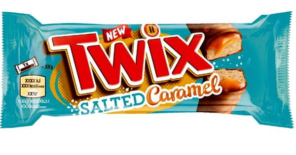 Salted shop caramel twix